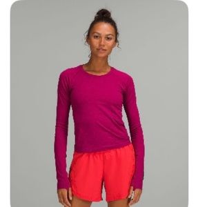 Lululemon Swiftly Tech Long-Sleeve Shirt 2.0 *Race Length - Magenta - Size 6